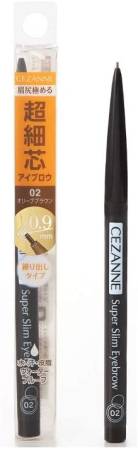 картинка Cezanne Super Slim Eyebrow Pencil, 0,9 mm магазин одежды и аксессуаров являющийся официальным дистрибьютором в России  Cezanne Super Slim Eyebrow Pencil, 0,9 mm