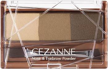 CEZANNE Nose & Eyebrow Powder,01 Camel