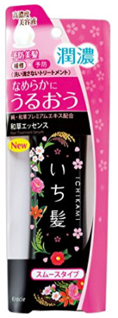 картинка KRACIE Ichikami Hair Treatment Essence ampoule to prevent split ends hair, 100 ml магазин одежды и аксессуаров являющийся официальным дистрибьютором в России  KRACIE Ichikami Hair Treatment Essence ampoule to prevent split ends hair, 100 ml