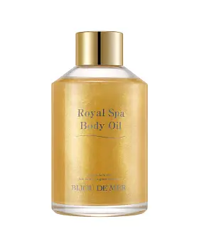 картинка RECORESERUM BIJOU DE MER Royal Spa Body Oil Massage golden body oil against cellulite, 190 ml магазин одежды и аксессуаров являющийся официальным дистрибьютором в России  RECORESERUM BIJOU DE MER Royal Spa Body Oil Massage golden body oil against cellulite, 190 ml