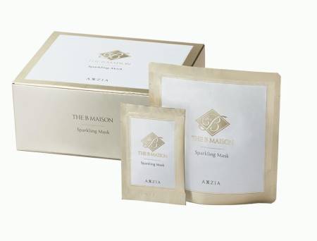 AXXZIA THE B MAISON Sparkling Mask Alginate carboxy mask for instant skin improvement, 10 applications