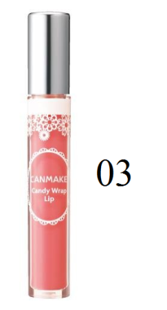 картинка Canmake Candy Wrap Lip lip Gloss, 3 g магазин одежды и аксессуаров являющийся официальным дистрибьютором в России  Canmake Candy Wrap Lip lip Gloss, 3 g