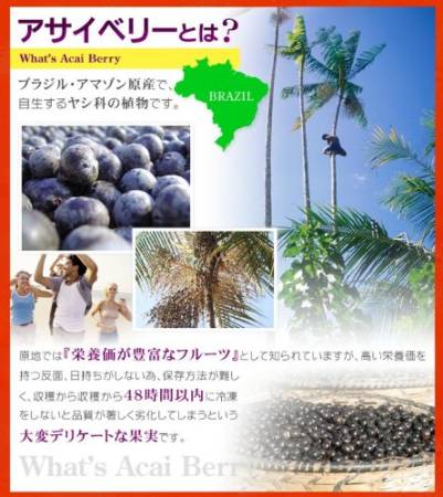 Seedcoms Acai Berry - Buy certified Japanese Health Supplements | 36Best Kawai Seedcoms Acai Berry