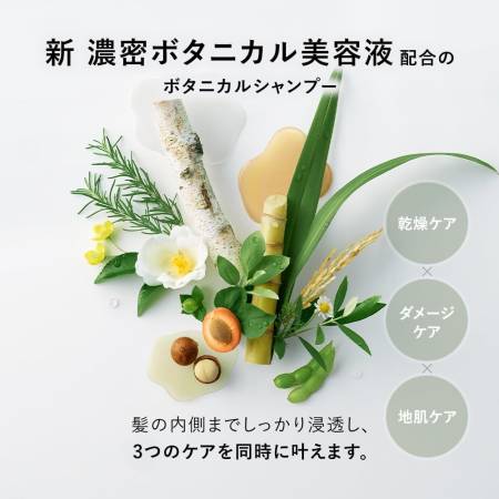 BOTANIST Botanical Shampoo (Moist) Apricot & Jasmine Natural moisturizing shampoo