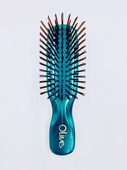Hair and scalp comb OLIVE OL-5000 color turquoise