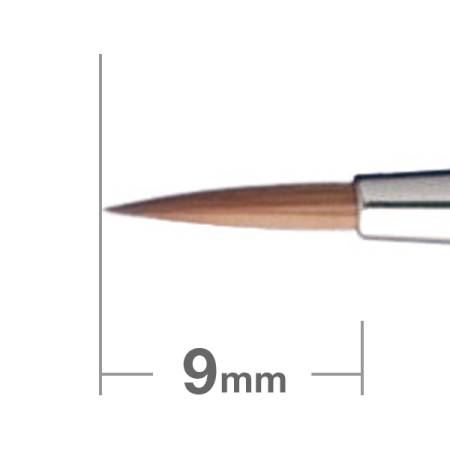 картинка 290 Hakuhodo Eyeliner Brush round магазин одежды и аксессуаров являющийся официальным дистрибьютором в России  290 Hakuhodo Eyeliner Brush round