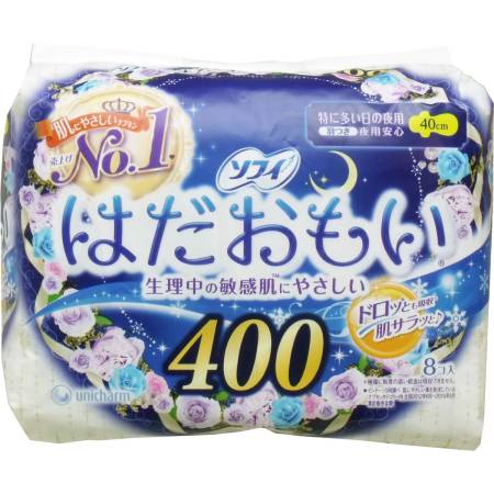 UnicharmSofy Sound Sleep Guard 400 night pads 40cm 8 PCs