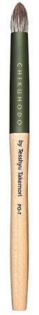 картинка Chikuhodo FO-7 Eye Shadow Brush магазин одежды и аксессуаров являющийся официальным дистрибьютором в России  Chikuhodo FO-7 Eye Shadow Brush