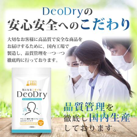 DeoDry The drug with a deodorizing effect for 30 days