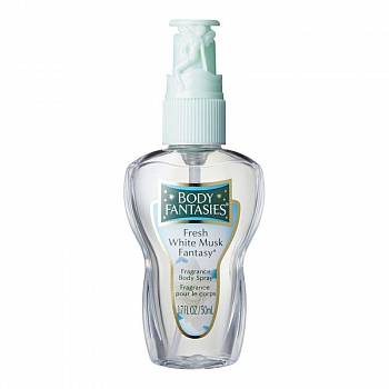 FITS Body Fantasies Парфюмированный спрей для тела, аромат белого мускуса, Fresh White Musk Fantasy FITS Body Fantasies Парфюмированный спрей для тела, аромат белого мускуса, Fresh White Musk Fantasy