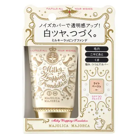 SHISEIDO MAJOLICA MAJORCA Milky Wrapping Foundation SPF30 PA+++ 