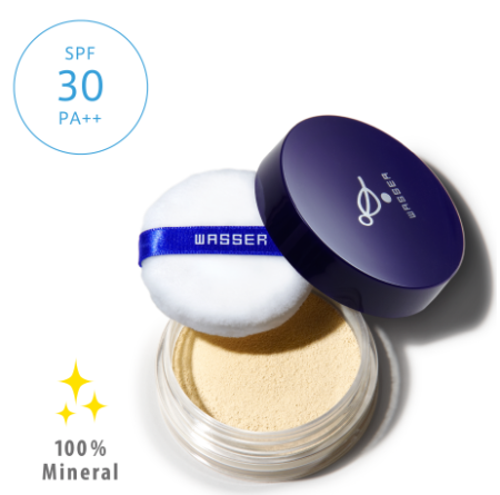 WASSER, Mineral sunscreen loose powder for the face with SPF 30 PA ++, 6гр