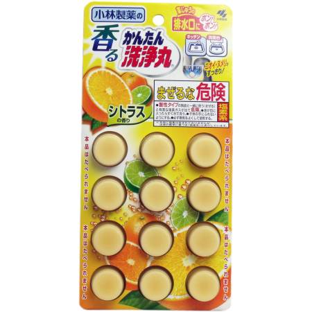 Kobayashi Sewer Pipe Cleaner, 12 Tablets