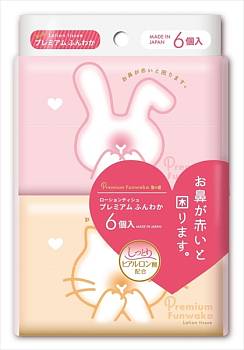 Premium Funwaka Lotion Tissue Нежнейшие сухие салфетки с пропиткой-лосьоном, 6 шт - фото