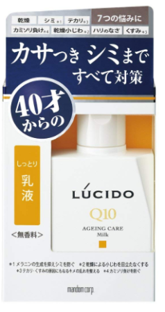 MANDOM LUCIDO Ageing Care milk Q 10 for men, 100ml